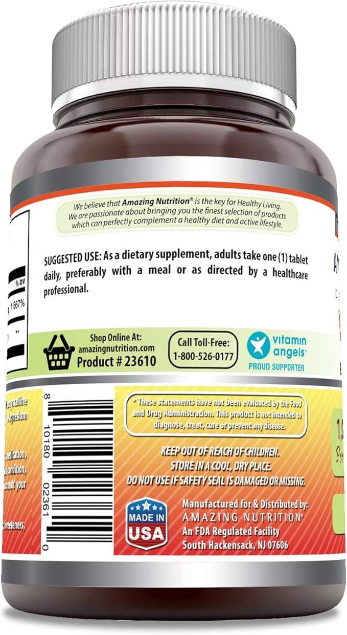 Amazing Formulas Vitamin C with Rose Hips 1000 Mg 240 Tablets Supplement | Non-GMO | Gluten Free | Made in USA