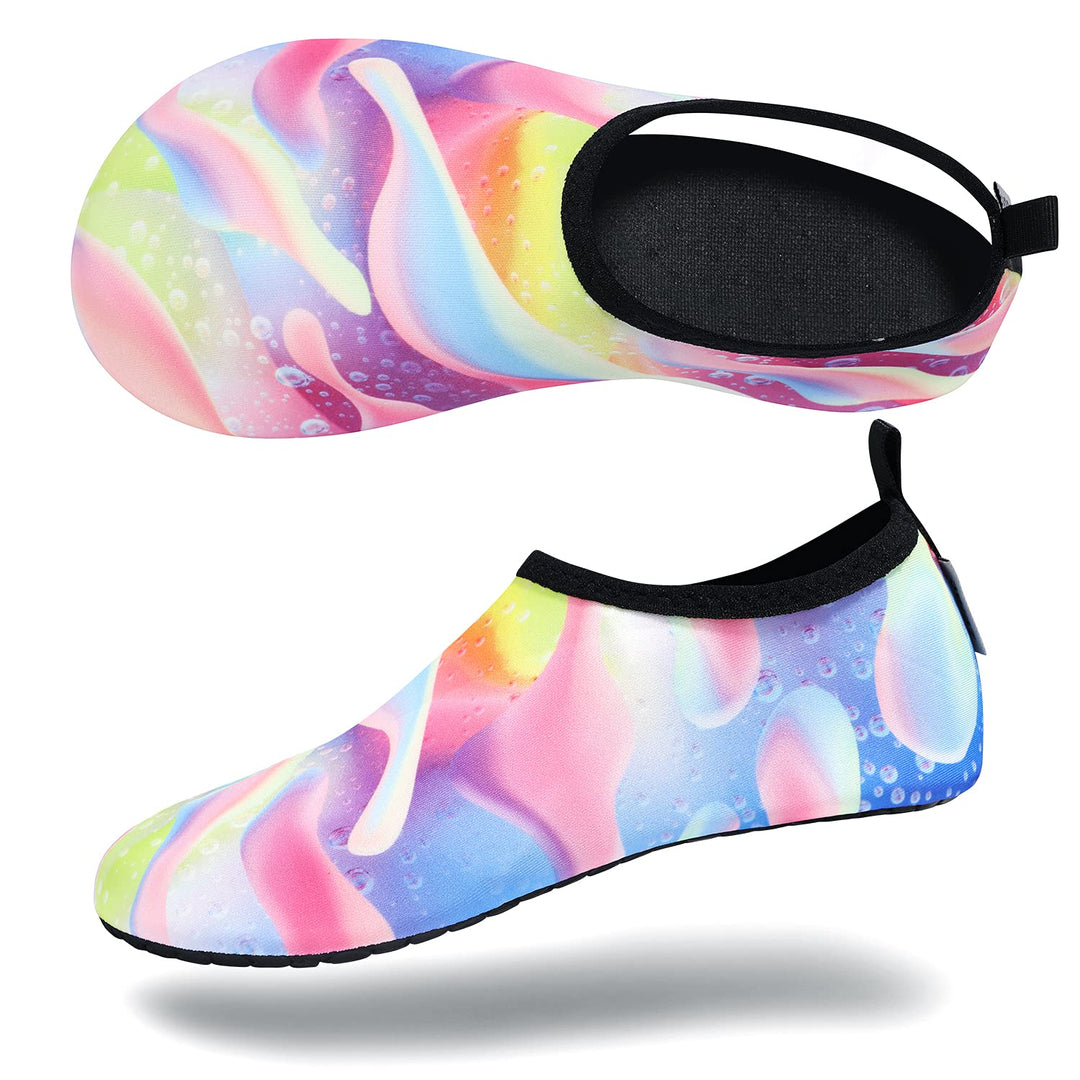VIFUUR Water Sports Unisex Shoes Colorful Ripple - 5.5-6.5 W US/ 4.5-5.5 M US (36-37)
