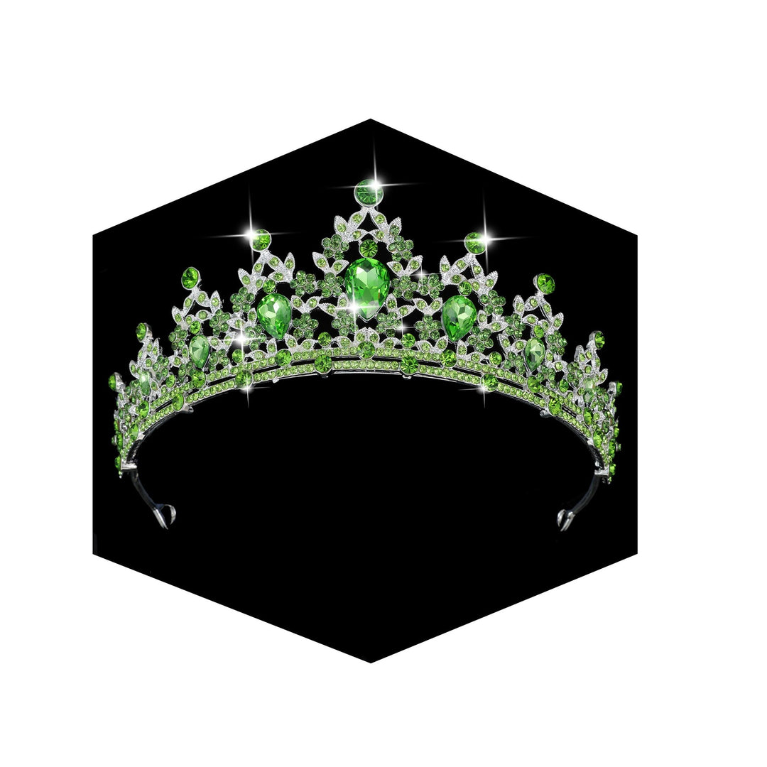 Kamirola -St. Patrick'S Day Queen Crown And Tiaras Princess Crown For Women Crystal Headbands For Bridal, Princess For Wedding A