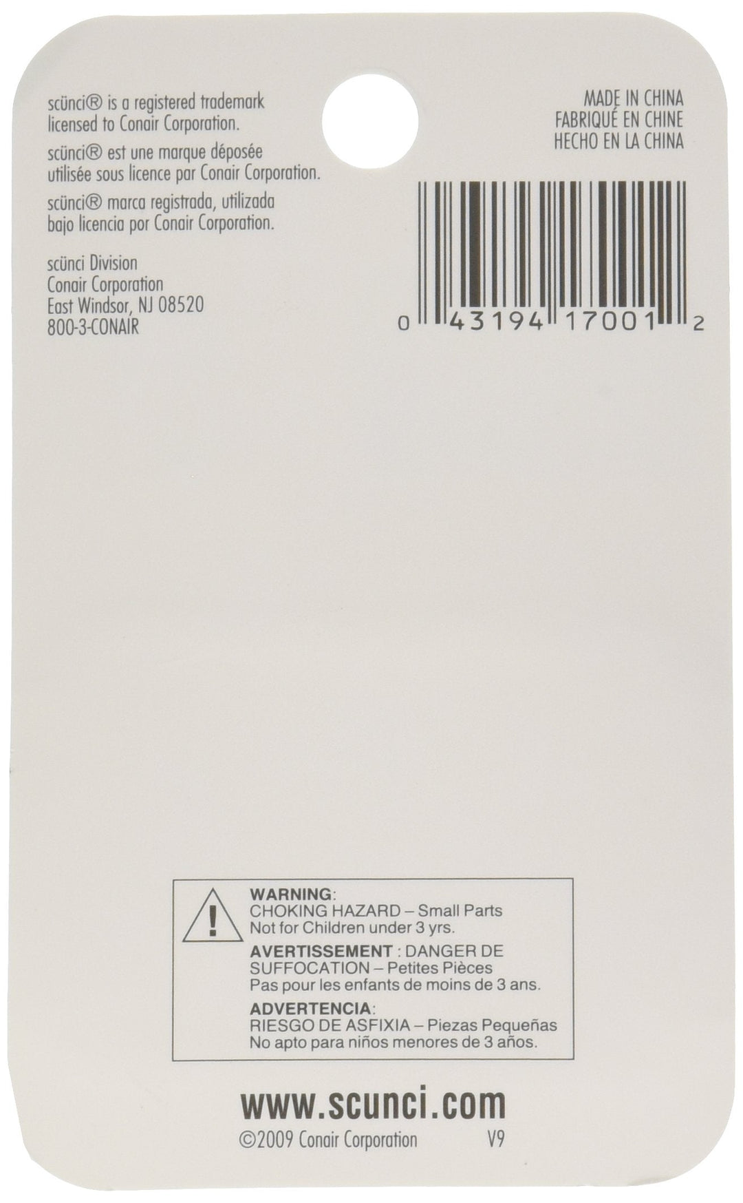 Scunci Bright Mini Polybands, 75 ct