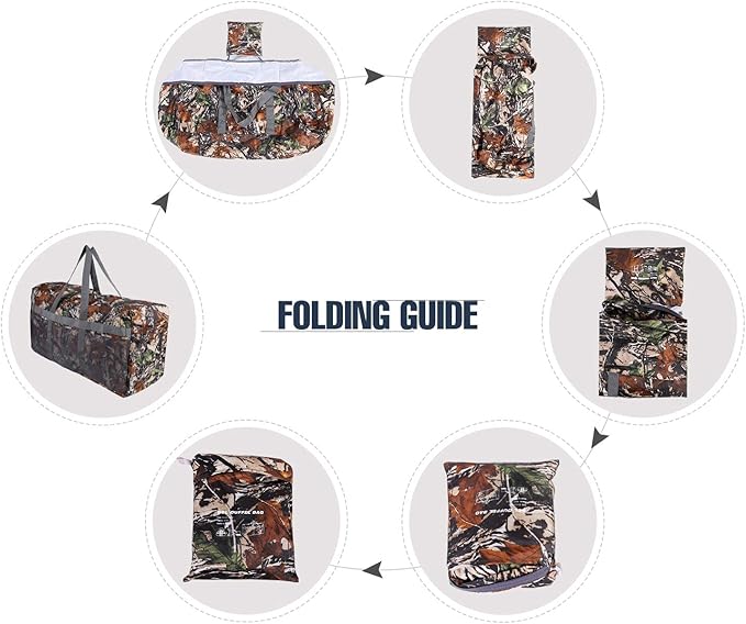 REDCAMP Foldable Travel Bag, Large Sports Bag, 75L/96L/100L, Lightweight Waterproof Tote Bag