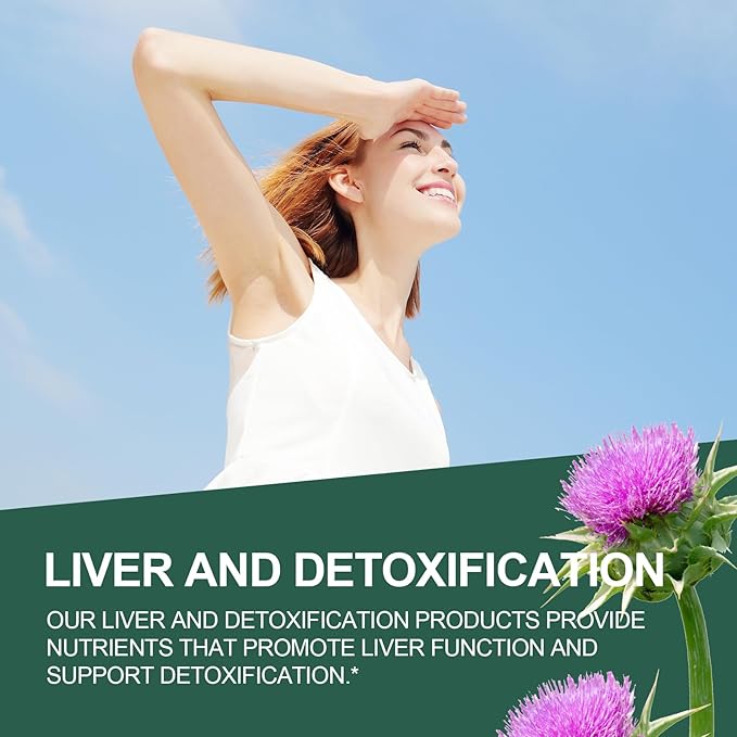 2 Bottles Milk Thistle Silymarin Marianum 630 mg Per Bottle - Total 240 Capsules