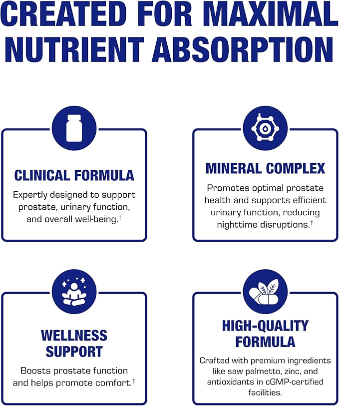 Prostana Prostate Health Supplement for Men - Clinical Formula Herbal Complex with Beta Sitosterol Saw Palmetto and Pumpkin Seed Oil for Prostate Support - Non-GMO & Made in The USA - 1 Month Supply