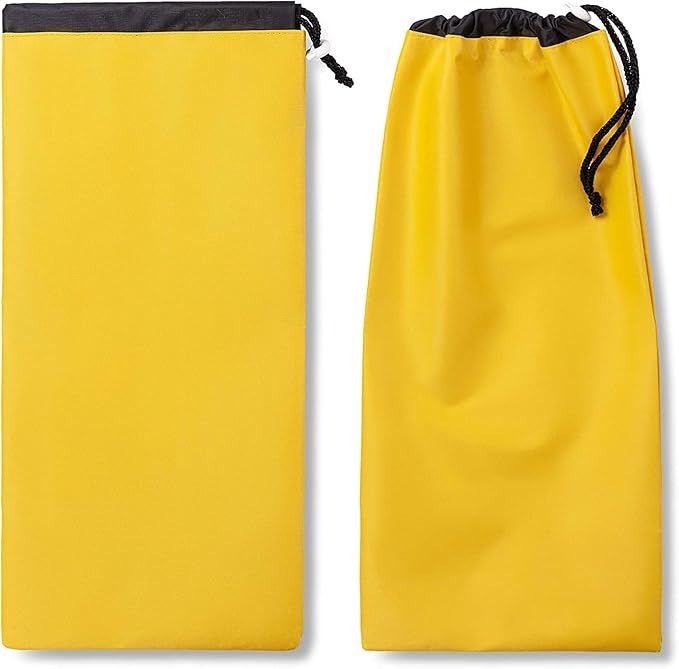 Bag Camping Tent Stakes Heavy Duty Yellow Nylon Sack Waterproof Pocket Ditty Camp Accesorries Storage Peg Bag