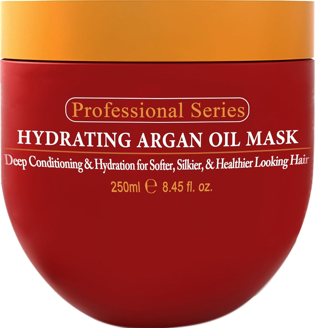 Hydrating Argan Oil Hair Mask | Deep Conditioner for Dry Hair | 8.45 oz
