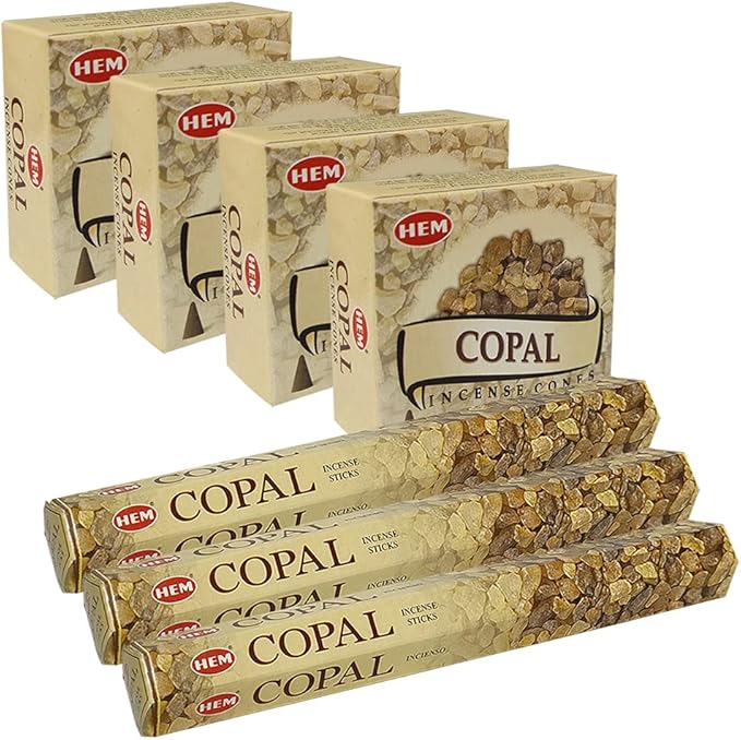 Copal Incense Sticks and Cone Incense Holder Variety Pack Bundle insence insense insienso