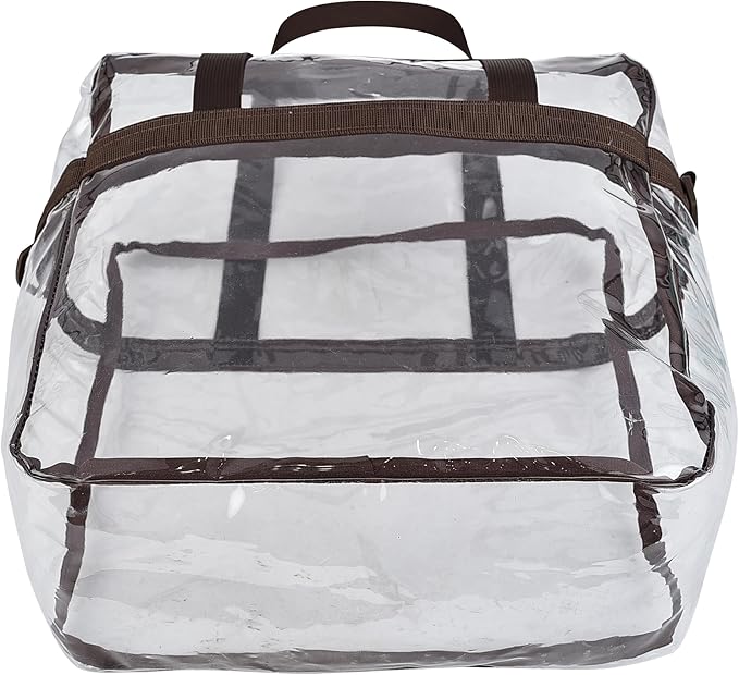 USPECLARE Clear Tote Stadium Approved, Security Travel & Gym Clear Bag for Work Sports Games Concerts