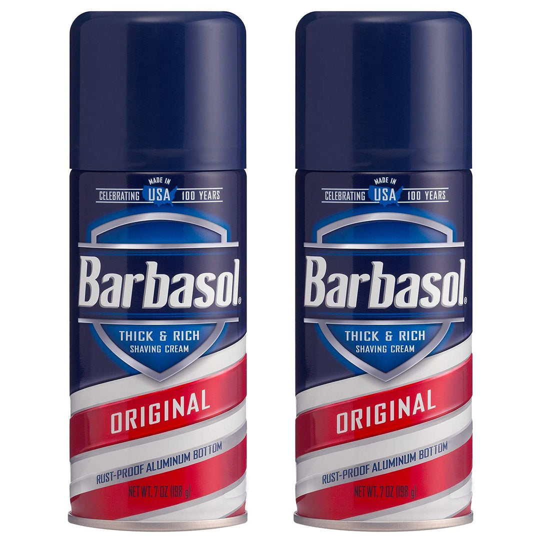 Barbasol Shave Cream 7 Ounce (Original, Pack Of 2)