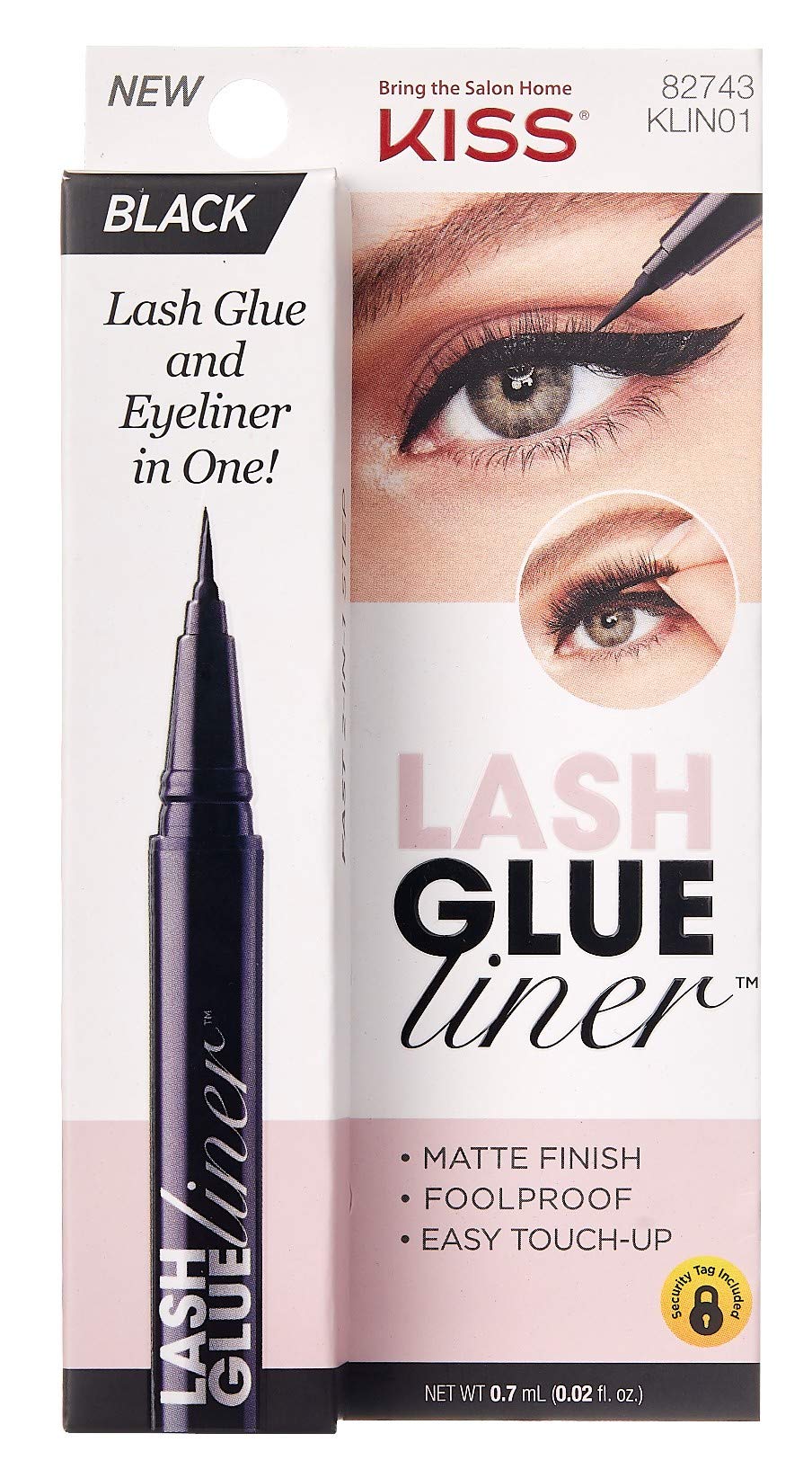 Kiss Lash Glue Liner Black 0.02 Ounce (Pack Of 3)