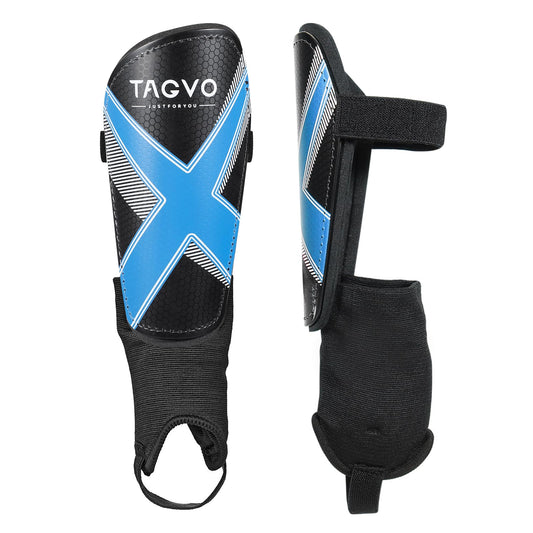 TAGVO Soccer Shin Guards for Kids Youth - Protective Soccer Equipment for Boys Girls - Adults Men Women Soccer Shin Guards - Soccer Shin Pads for Kids 3-16 Years Old Girls Boys, High Impact Resistant