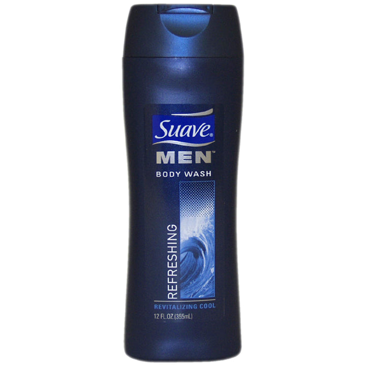 Suave Men Body Wash, Refresh, 15 Fl Oz