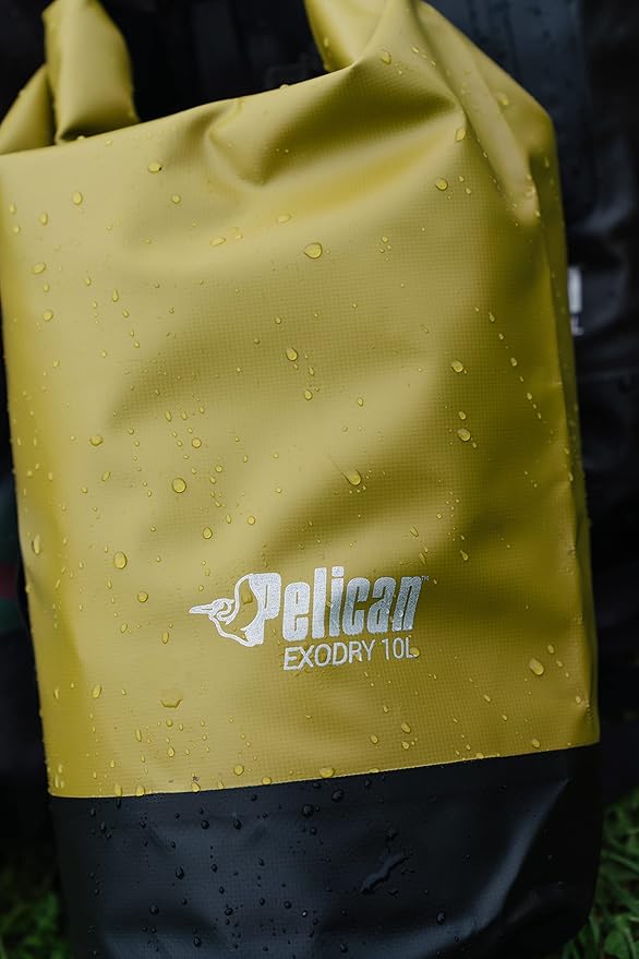 Pelican Waterproof Dry Bag 10L/20L/30L - Reflective - Exodry - Waterproof - Keeps Gear Dry for Kayaking, Beach, Rafting and Fishing