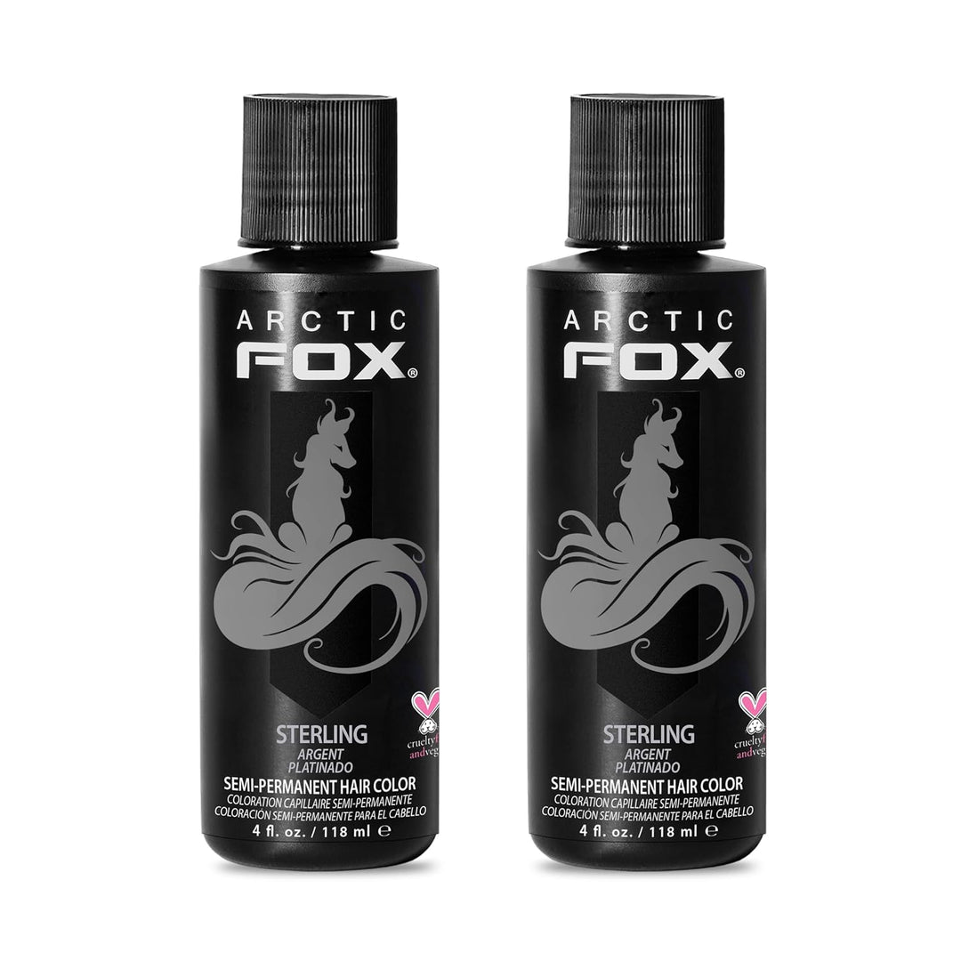 ARCTIC FOX Vegan Semi-Permanent Hair Color Dye | AURORA KISS 5.6 Fl Oz (2-Pack)