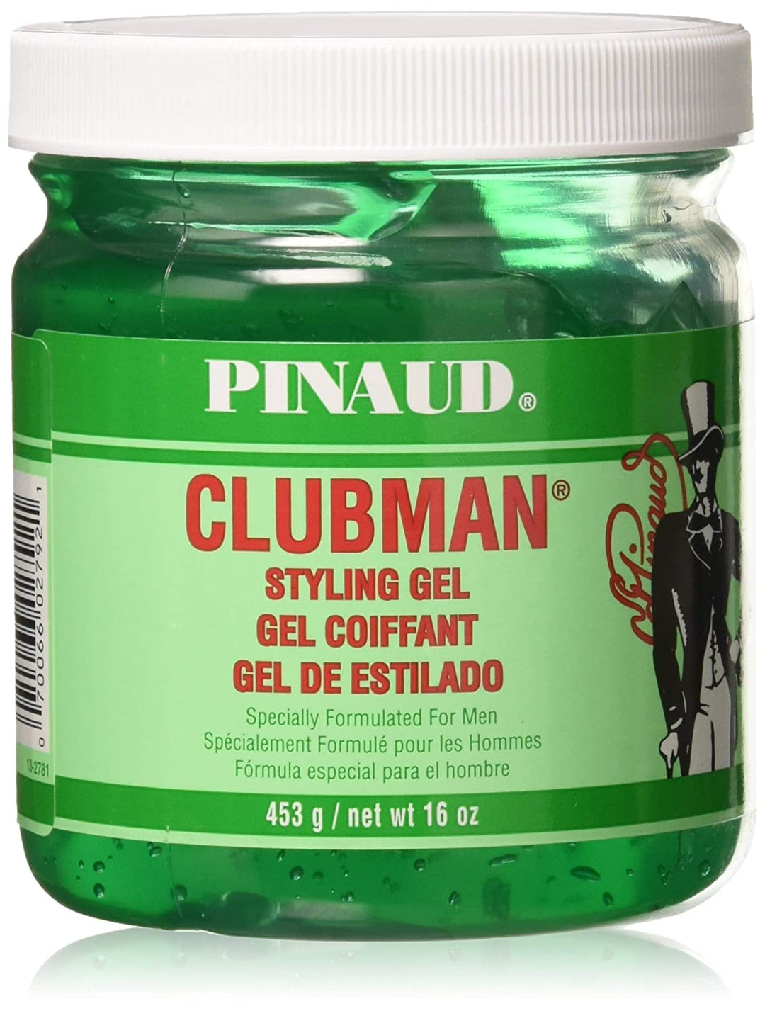 Clubman Style Gel Men'S 16Oz Jar (2 Pack)