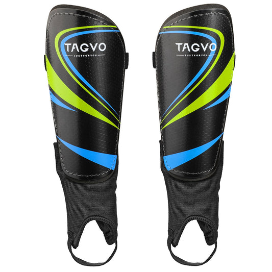 TAGVO Soccer Shin Guards for Kids Youth - Protective Soccer Equipment for Boys Girls - Adults Men Women Soccer Shin Guards - Soccer Shin Pads for Kids 3-16 Years Old Girls Boys, High Impact Resistant