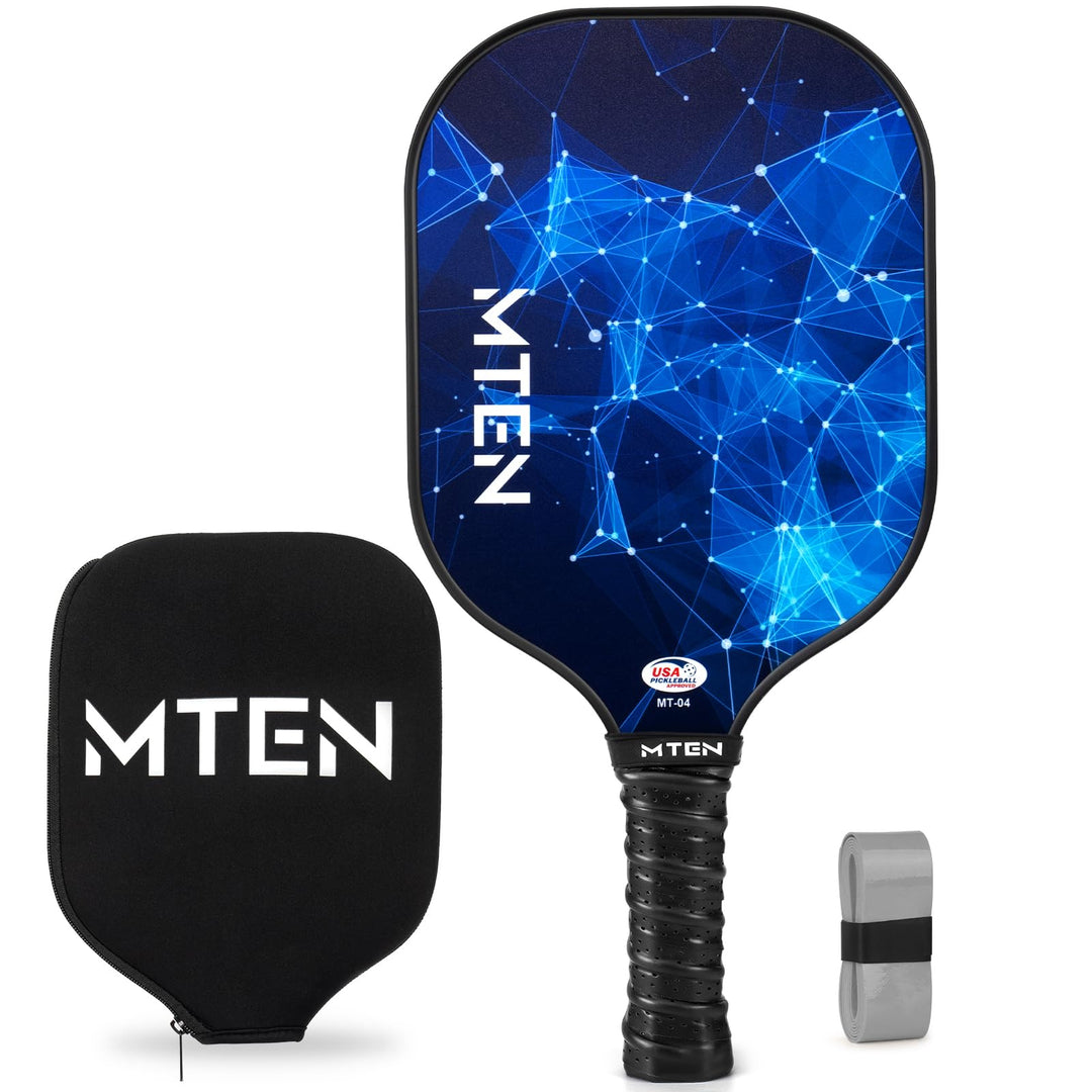 Pickleball Paddles, USAPA Approved Fiberglass Surface Pickleball paddles Set with Pickleball rackets, paddle cover, Grip Tapes, for Beginners & Pros