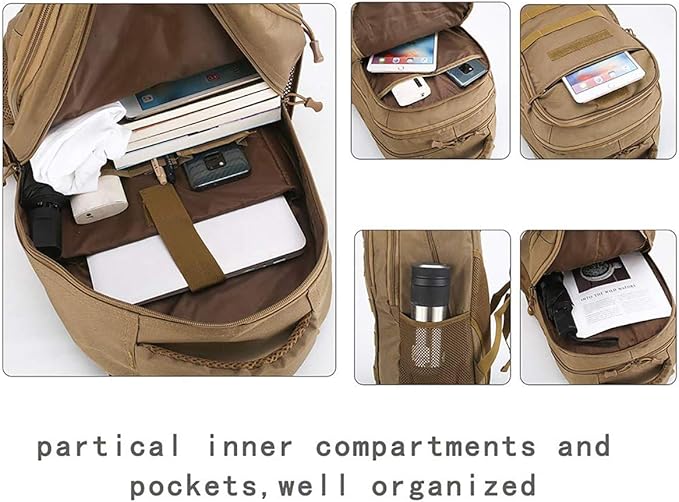 4land Camo Backpack for Boys,Army Boys Backpacks for Elementary Middle School Military,Camouflage Bookbag 40L