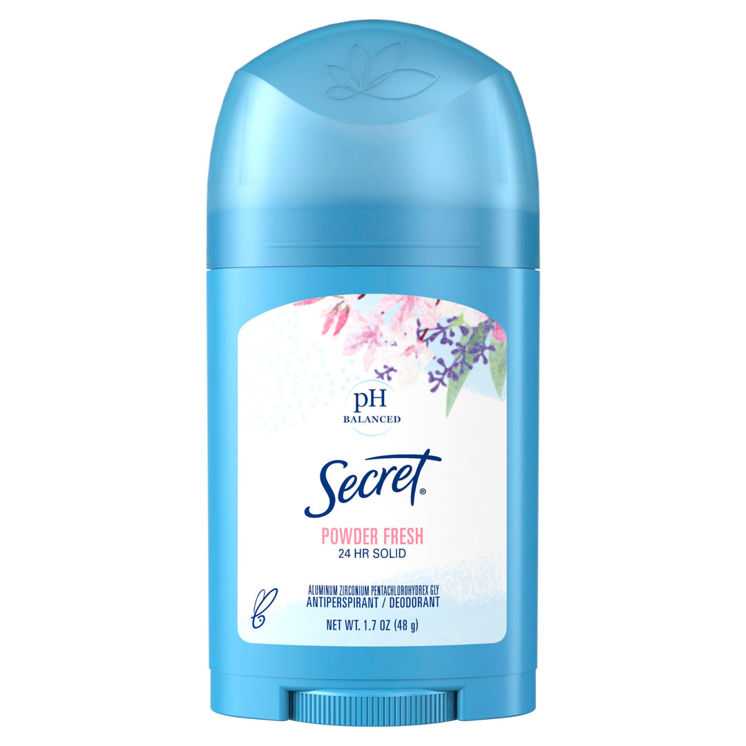 Secret Wide Invisible Solid Antiperspirant And Deodorant For Women, Powder Fresh Scent, 1.7 Oz