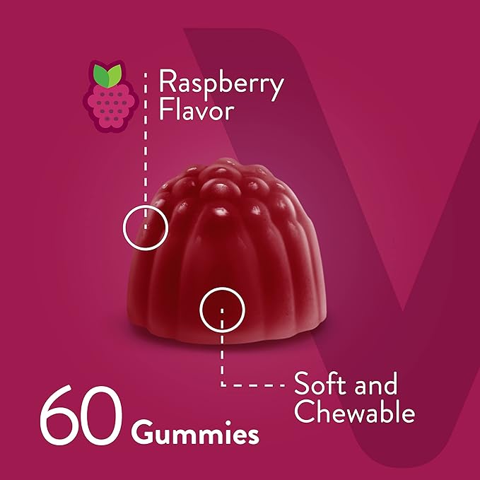Collagen and Biotin Gummies for Hair Skin and Nails - Hair Growth Vitamins, Nail Growth, Skin Vitamins - Biotin and Collagen Gummies for Women, Men, & Teens - Tasty Chewable Raspberry Flavored Gummy