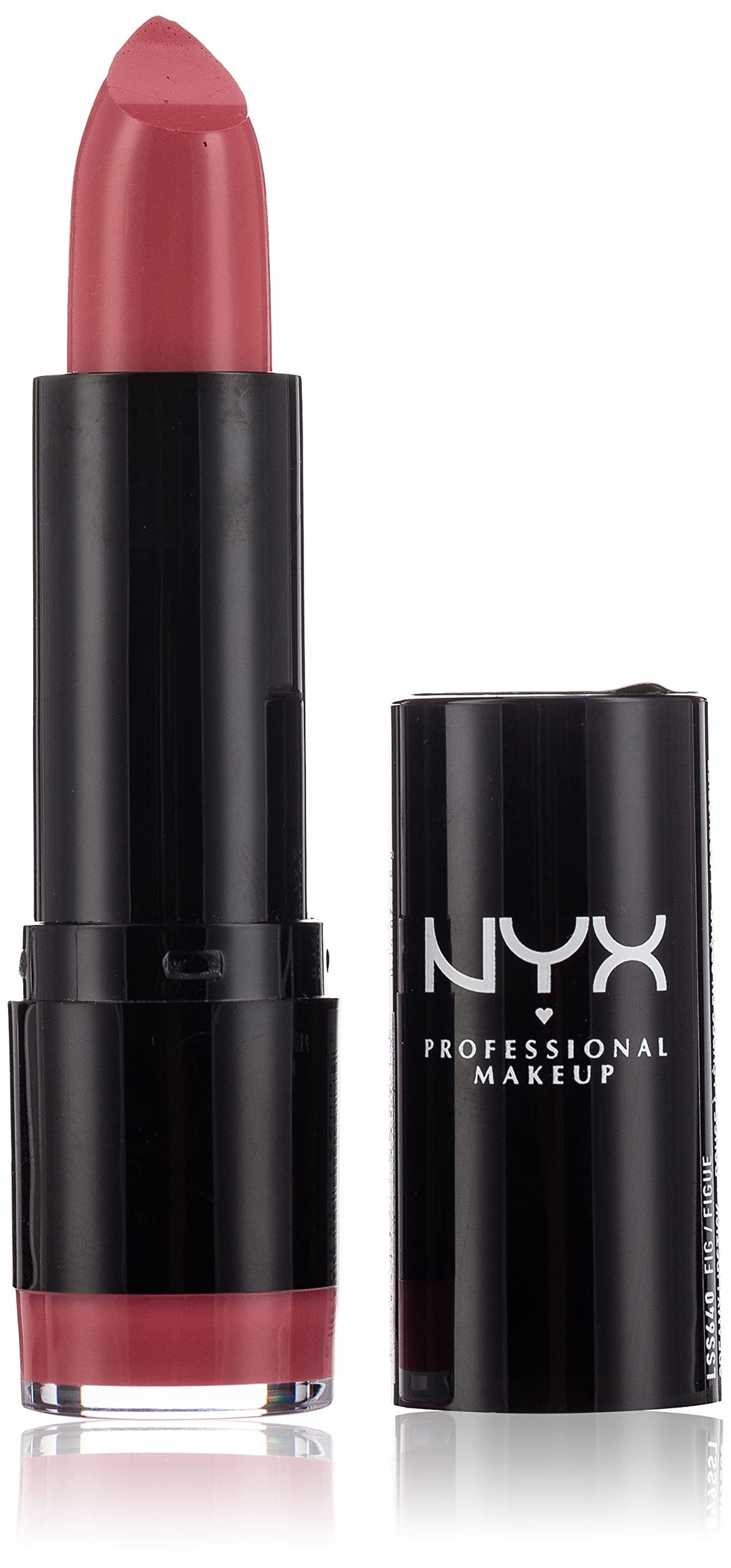 NYX PROFESSIONAL MAKEUP Extra Creamy Round Lipstick - Fig (Dark Neutral Pink)