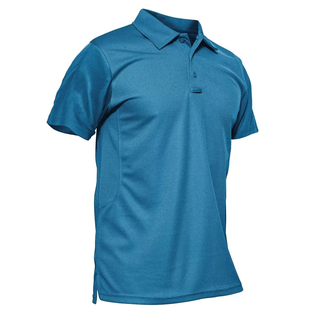 MAGCOMSEN Polo Shirts for Men T Shirts Golf Shirts Fishing Shirts Military Shirts Tactical Shirt Short-Sleeve Polo Performance Quick Dry Jersey Polo Shirt for Men Work