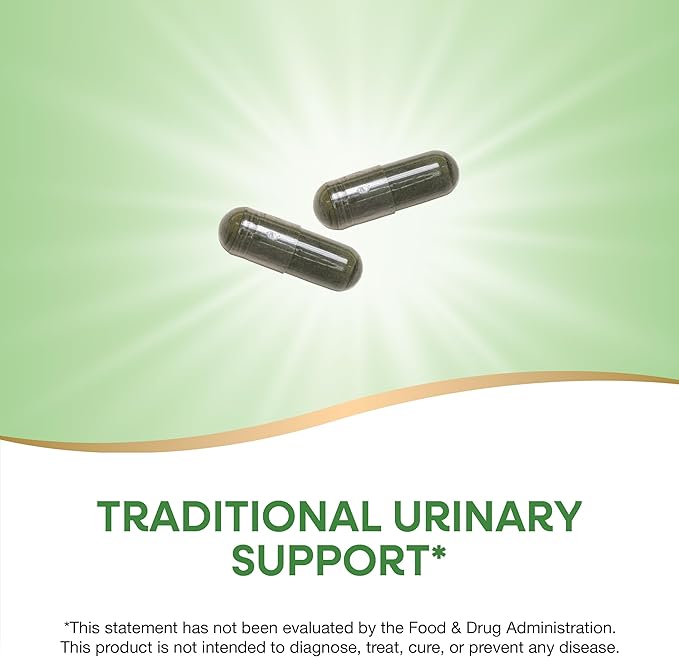 Nature's Way Nettle Leaf, Traditional Urinary Support*, 870 mg per 2-Capsule Serving, Non-GMO Project Verified, Vegan, 100 Capsules (Packaging May Vary)