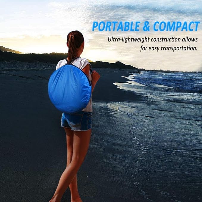 Anngrowy Pop Up Privacy Shower Tent - Portable Outdoor Camping Bathroom Toilet Changing Dressing Room - UPF40+ Waterproof