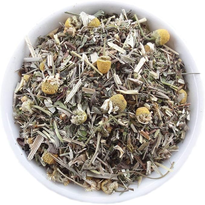 BE HAPPY Tea with St. John's Wort, Vervain, and Skullcap 40g (1.41oz) - an Uplifting, Caffeine Free Herbal Tea