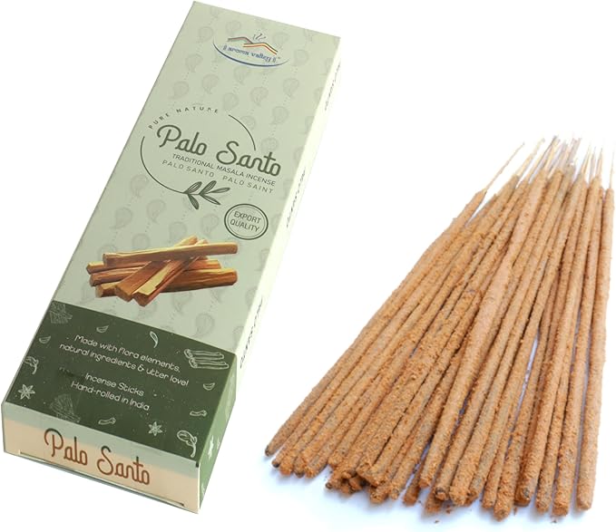 Palo Santo Incense Sticks - Traditional Handcrafted Masala Incense - 42 to 50 Sticks Approx.