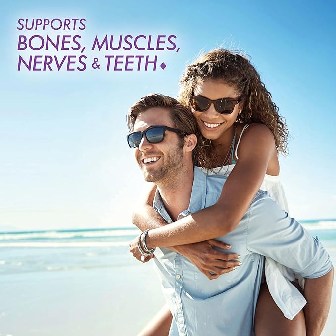 BlueBonnet Albion Chelated Calcium Magnesium Caplets, 120 Count