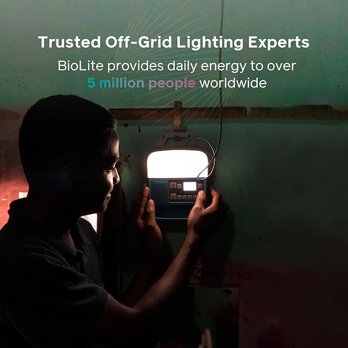 BioLite Alpenglow Multicolor USB Lantern with Rechargeable Battery and Charging Port, Alpenglow 500