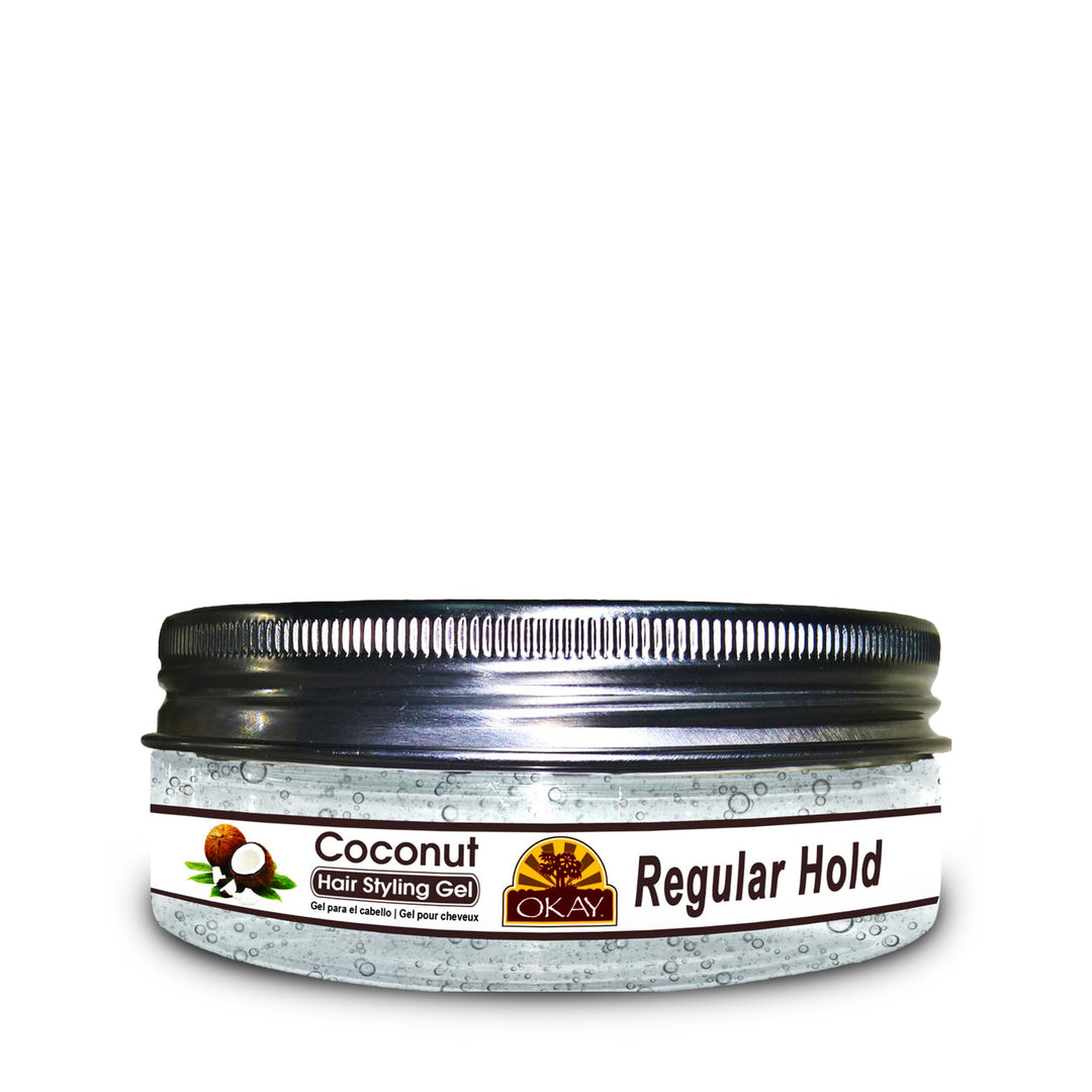 OKAY COCONUT HAIR STYLING GEL, REGULAR HOLD 7.25OZ