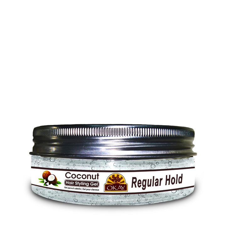 OKAY COCONUT HAIR STYLING GEL, REGULAR HOLD 7.25OZ