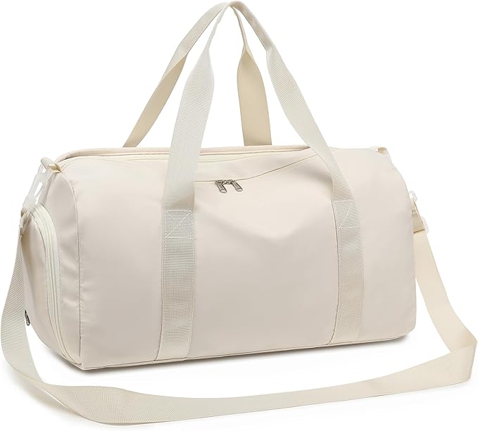 Weekender Duffel Sport Gym Bag Women Girls Travel duffle Bags with Shoe Compartment Wet Pocket