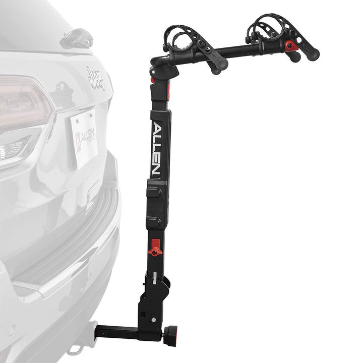 Allen Sports Premier Locking Quick Release 2-Bike Carrier for 2 in. & 1 4 in. Hitch, Model QR525 , Black