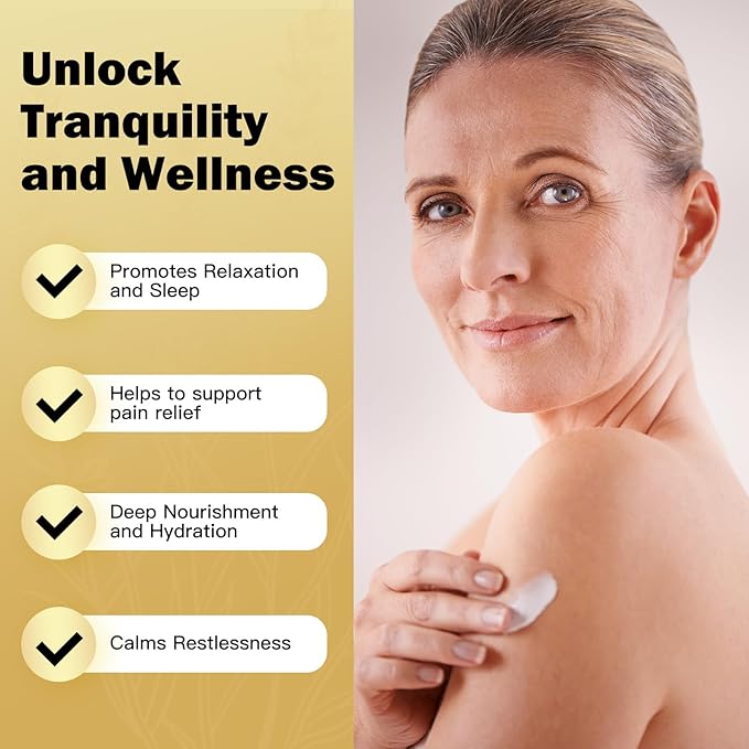 Magnesium Cream – Topical Magnesium Lotion with Lavender, Hemp Seed Oil, Vitamin E & Shea Butter – Relaxation Formula – Safe for Kids & Adults – 4 oz