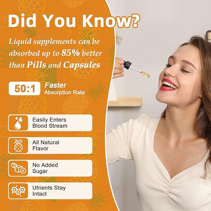 17-in-1 Triple Magnesium Complex Supplement, Magnesium Liquid Drops with Magnesio Glycinate & Citrate, Pineapple Flavor, Calm Mood, Muscle & Sleep for Adults, 4 fl. oz 2Pack