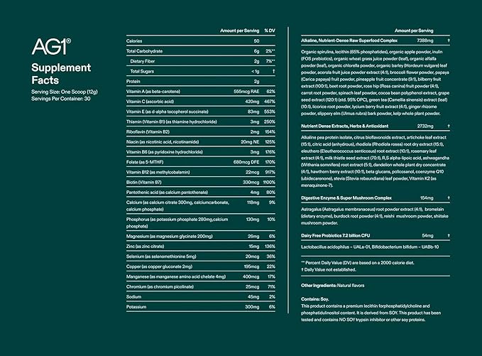 AG1 Greens Powder Supplement | Improve Gut Health | Multivitamin, Probiotic, Gluten Free, Vegan and Keto Friendly | 75 Vitamins (Athletic Greens) - Family Value Kit