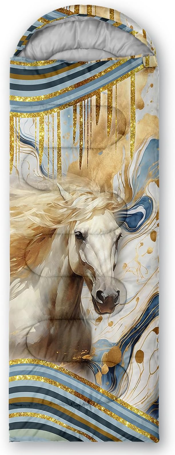 AILONEN Boys Sports Camping Sleeping Bags,Lightweight & Waterproof,3 Season Warm & Cool Weather,Black Player Basketball Sleeping Bags for Kids Adults,Travelling,Outdoors