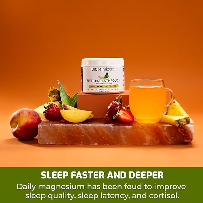 BiOptimizers Sleep Breakthrough - Tropical Dreams & Blueberry Dreams Flavor Bundle - 405g