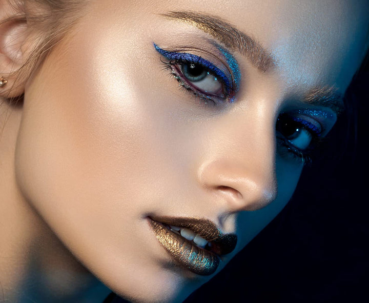 MARBLERS Holographic Face & Body Glitter [Holo 24K Gold] 0.18oz (5g) | Fine | Non-Toxic | Vegan | Cruelty-Free | Ethically Sourced | Festival Makeup | Eye, Hair, Nail, Eyeshadow | Cosmetic Grade