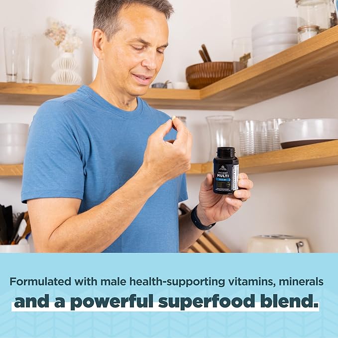 Ancient Nutrition, Multivitamin Mens 40 Plus 3 Day, 90 Count
