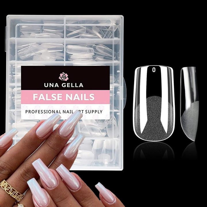 504Pcs Matte Soft Gel Toe Nail Tips | Full Cover for DIY Nail Extensions