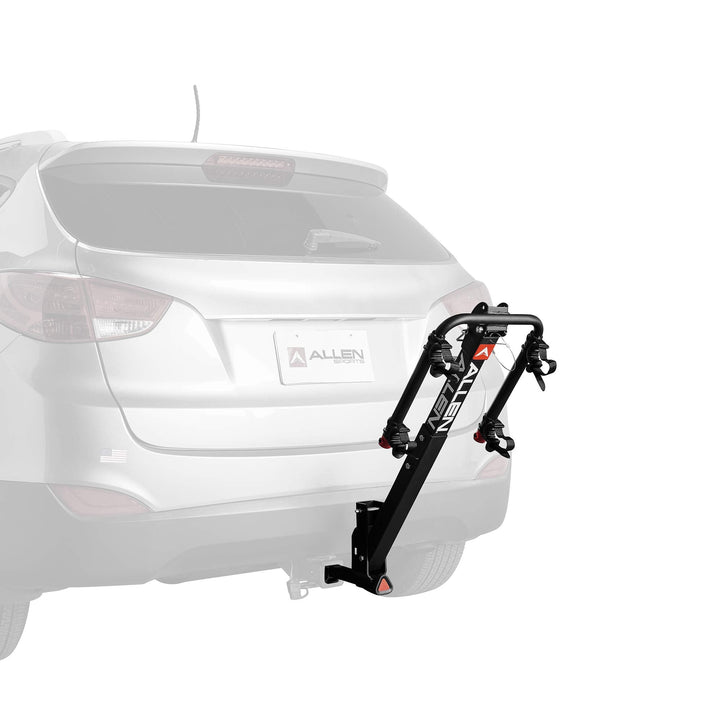 Allen Sports Deluxe Quick Install 2-Bike Hitch Rack, Model 1520RR, Black