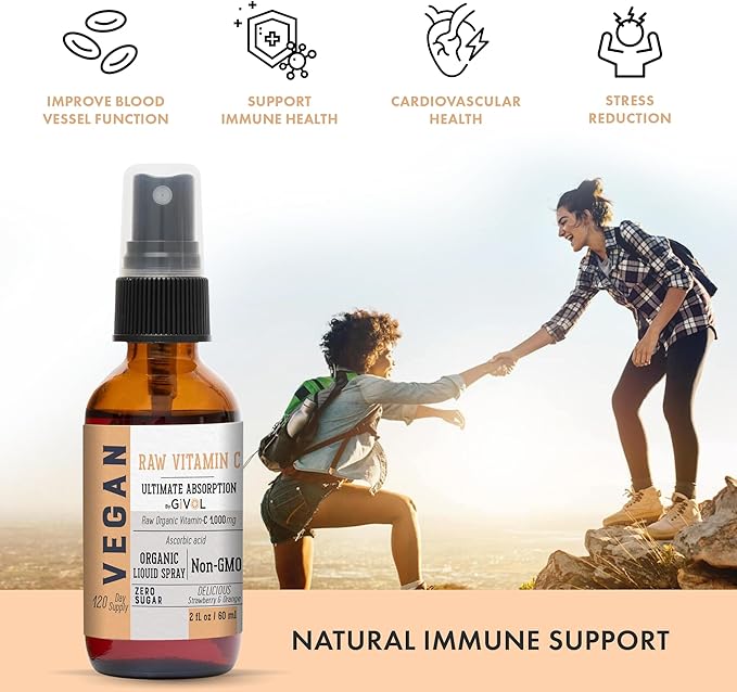 Organic Elderberry Mist-Sambucus Nigra (Extra Strength) and Vitamin C Extra Strength Spray Mist: Daily Absorption Liquid Extract - Non-GMO - Immune Boost Optimizes Wellness Benefits