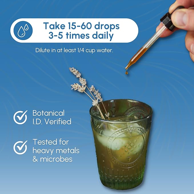 Organic Clarity Tincture -, Brain Tincture, Vascular System Support, Rosemary, Herbal Supplement - 2 Fl Oz