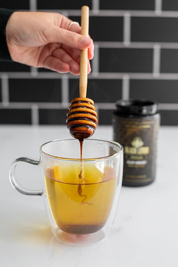 Black Lotus Pure Shilajit Resin Raw Honey Liquid Tincture, 150ml, 100% Pure Natural Shilajit for Men & Women, Amino Acids, 175mg Fulvic Acid, 85 Ionic Trace Minerals, For Immune Support, Focus, Energy