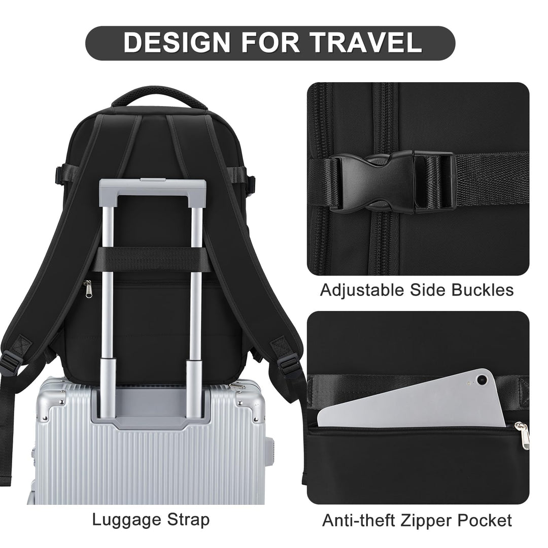 coofay Small Travel Backpack For Women Men Carry On Backpack Gym Backpack College Backpack Waterproof Backpack For Travelling Anti Theft Backpack Sports Backpack