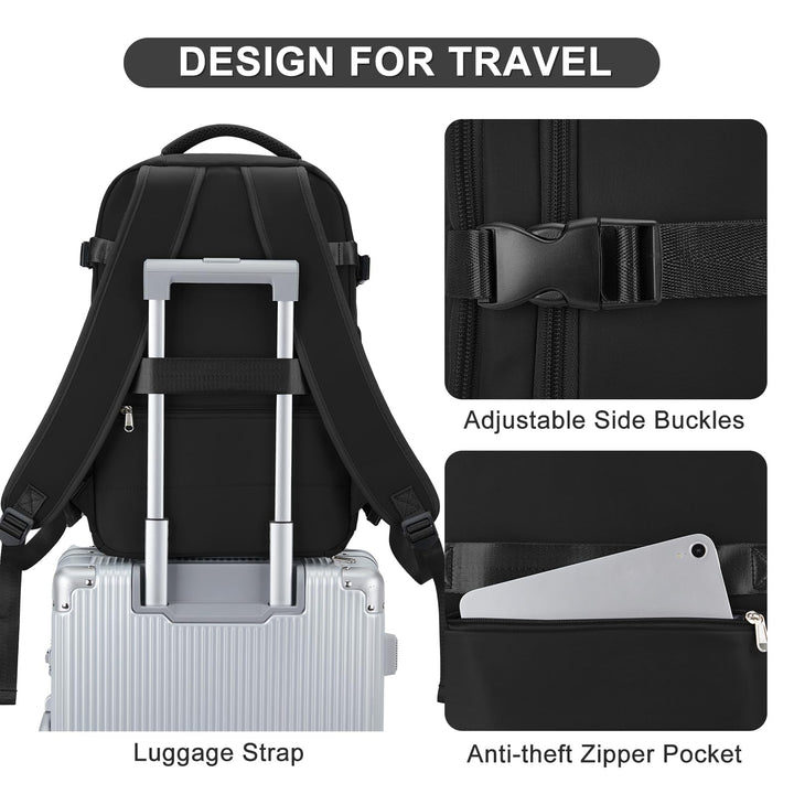 coofay Small Travel Backpack For Women Men Carry On Backpack Gym Backpack College Backpack Waterproof Backpack For Travelling Anti Theft Backpack Sports Backpack