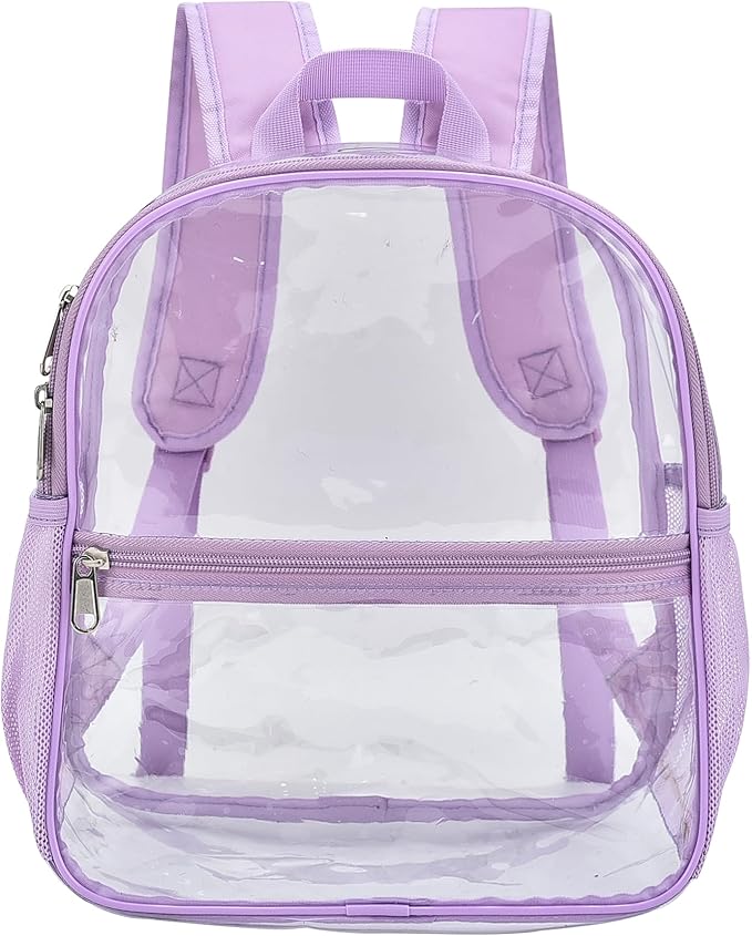 USPECLARE Clear Backpack for Stadium Approved 12×6×12, Water proof Clear Bag for Stadium Events and Concert Work Sport Event